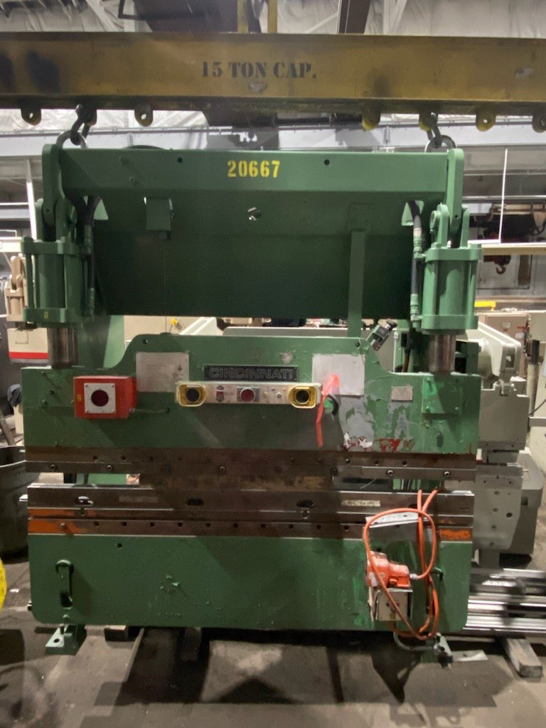 90 Ton X 8’ Cincinnati Model 90CB Hydraulic Press Brake